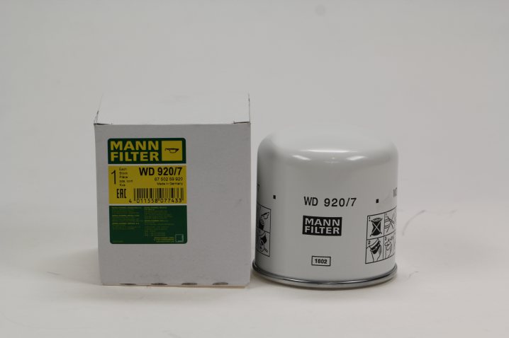 WD 920/7 oil filter (spin-on)