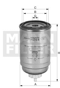 WDK 724/5 fuel filter
