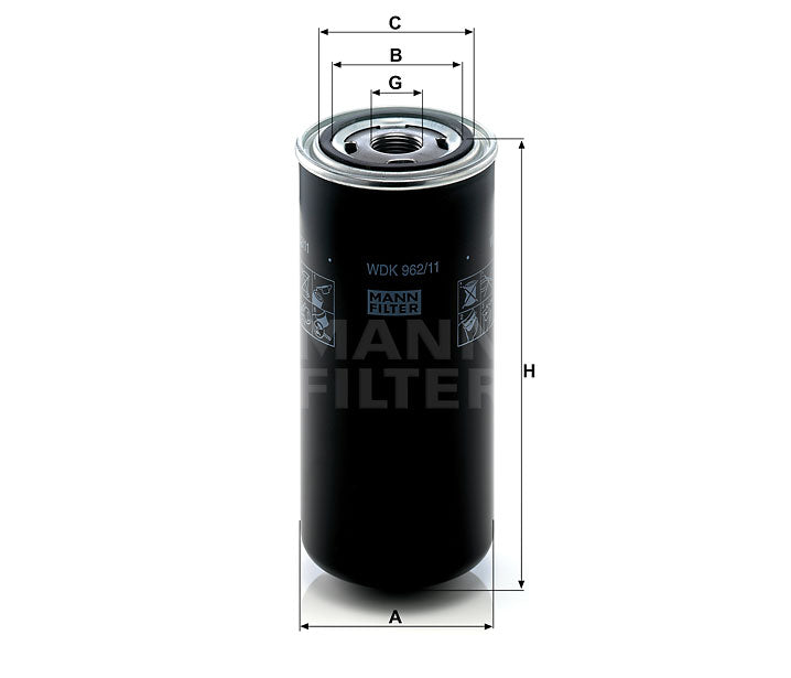 WDK 962/11 fuel filter