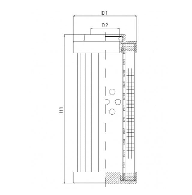 WG1007 hydraulic filter element