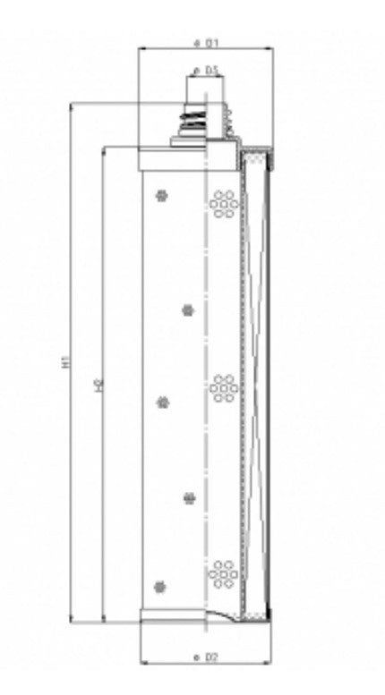 WG1010 hydraulic filter element