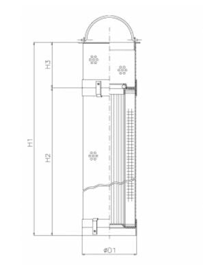 WG233 hydraulic filter element