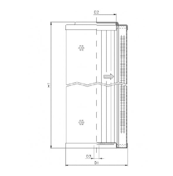 WG330 hydraulic filter element
