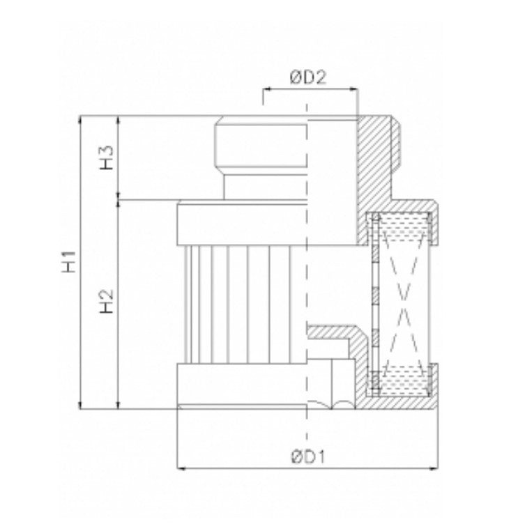WG404 hydraulic filter element