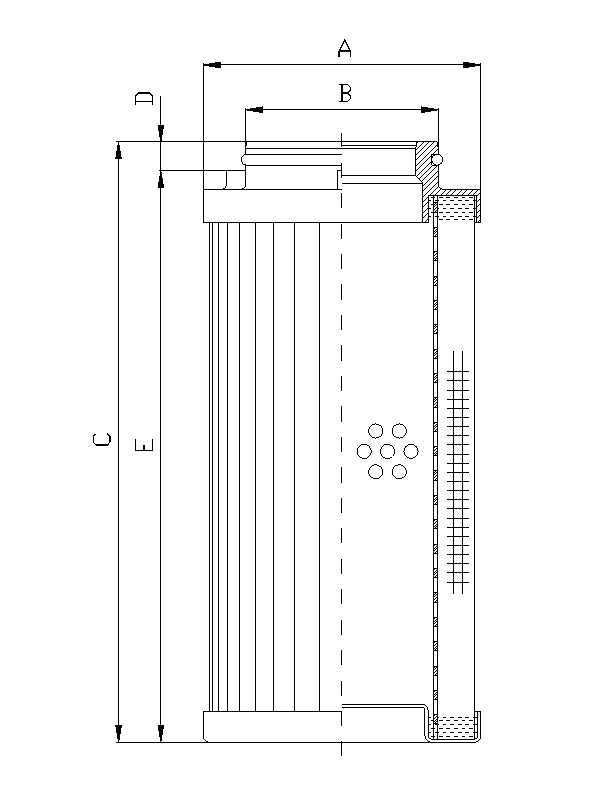 WG407 Hydraulic filter element