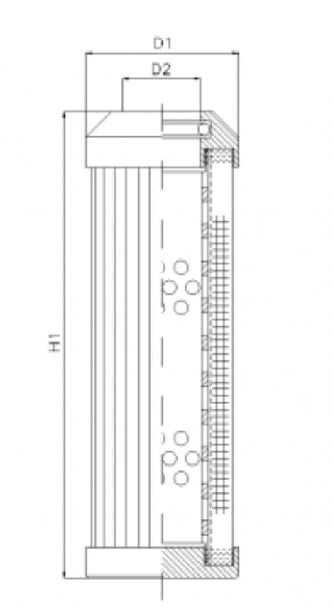 WG416 hydraulic filter element