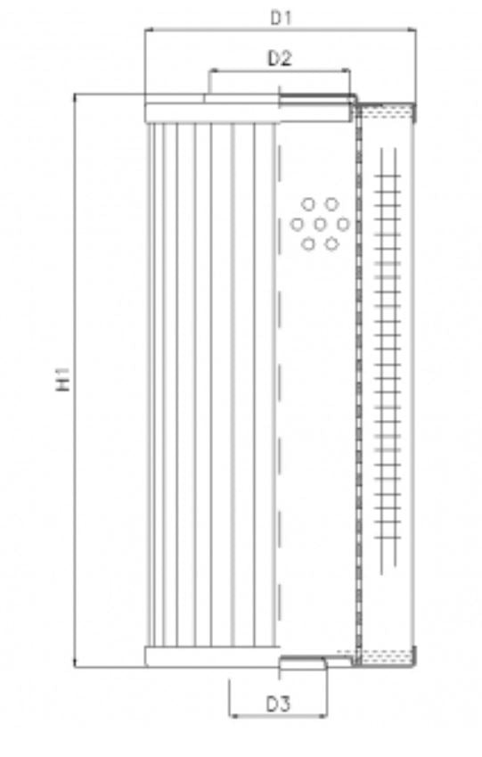 WG472 hydraulic filter element