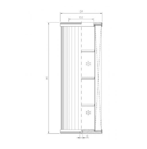 WG658 Hydraulic filter element