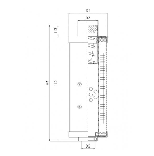 WG702 hydraulic filter element