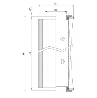 WG793 hydraulic filter element