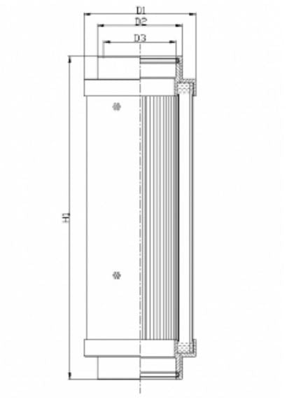 WG848 hydraulic filter element