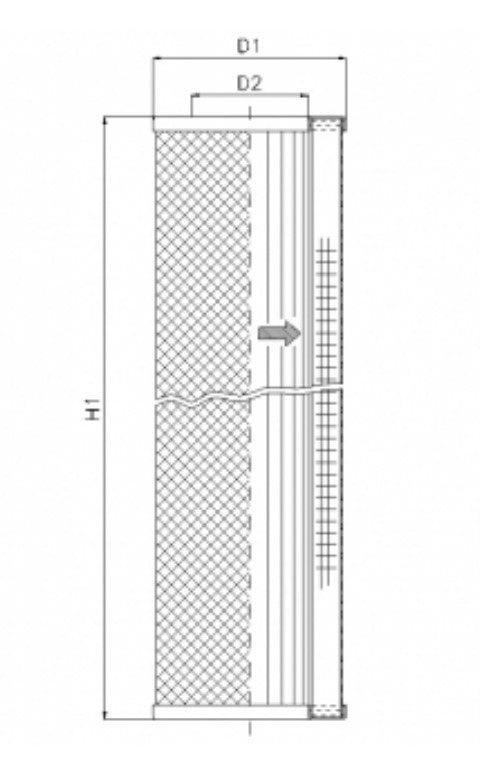 WG902 hydraulic filter element