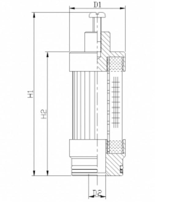 WG908 hydraulic filter element