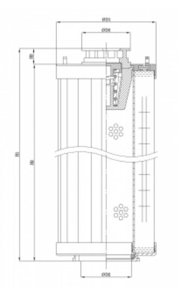 WG926 Hydraulic filter element