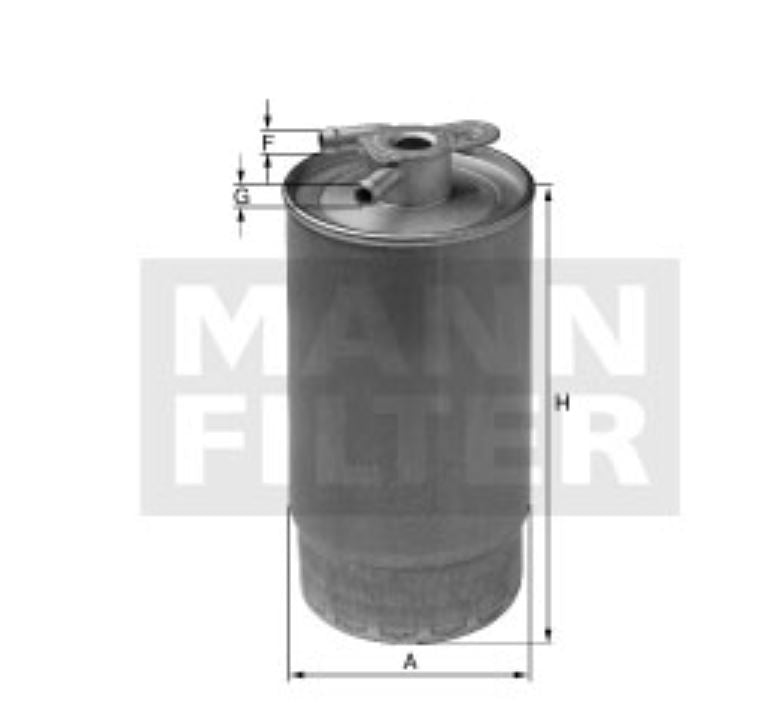 WK 10 046 z fuel filter in-line