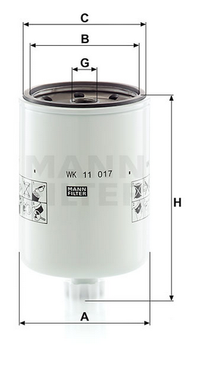 WK 11 017 fuel filter