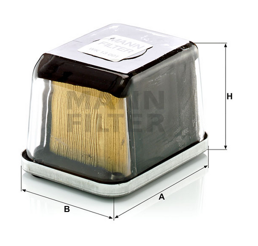 WK 13 001 fuel filter element