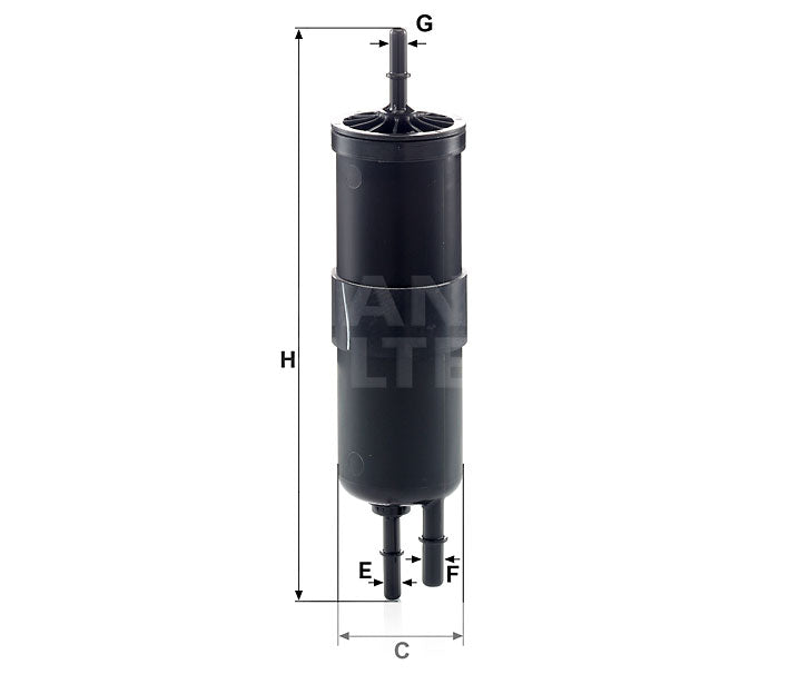 WK 6030 fuel filter in-line