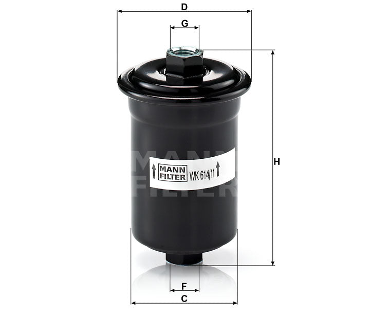 WK 614/11 fuel filter