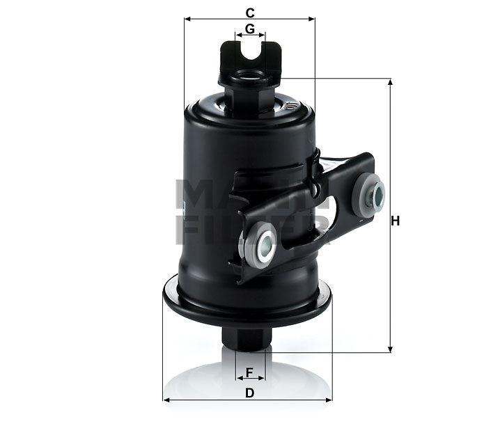 WK 614/36 x fuel filter in-line