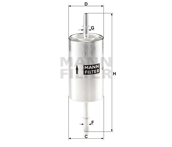 WK 614/46 fuel filter