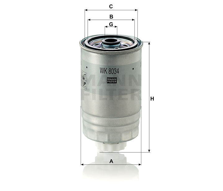 WK 8034 fuel filter