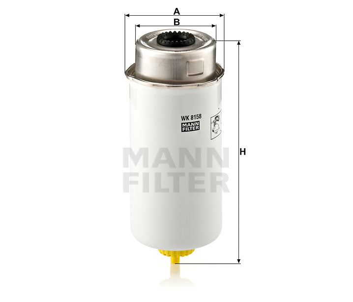 WK 8158 fuel filter spin-on