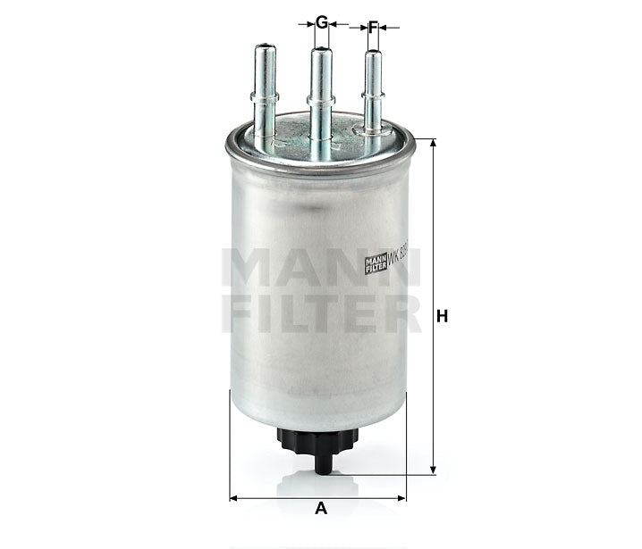 WK 829/3 fuel filter in-line