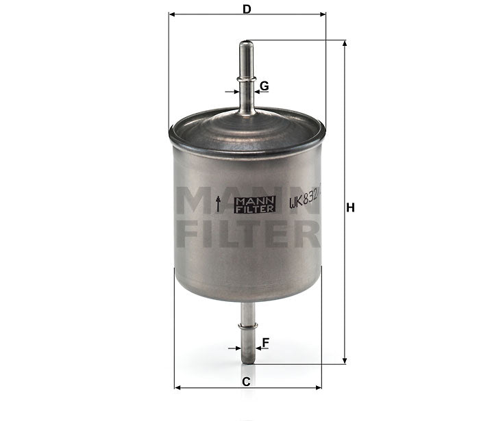 WK 832/2 fuel filter