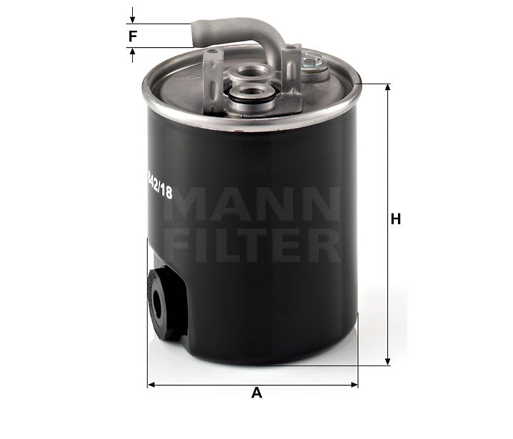 WK 842/18 fuel filter in-line