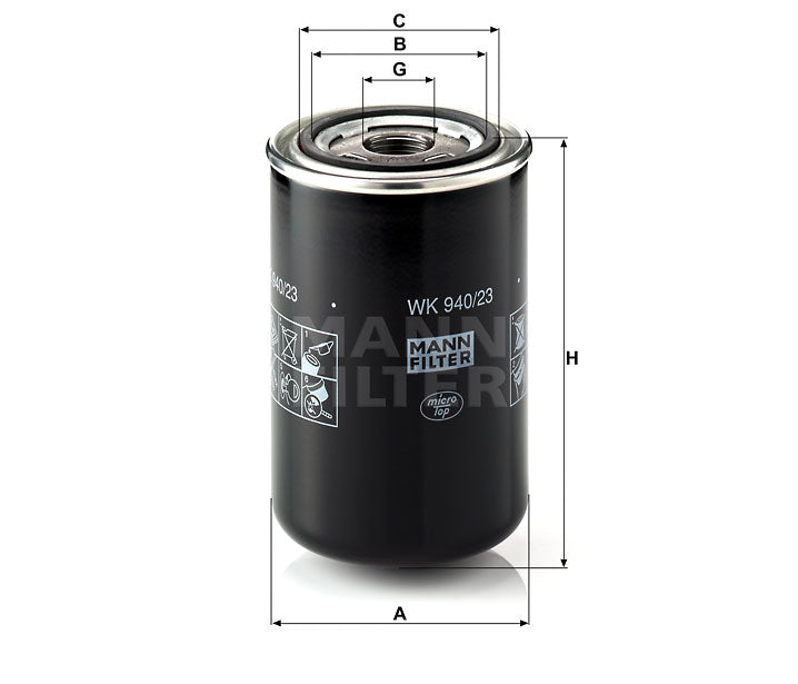WK 940/23 fuel filter