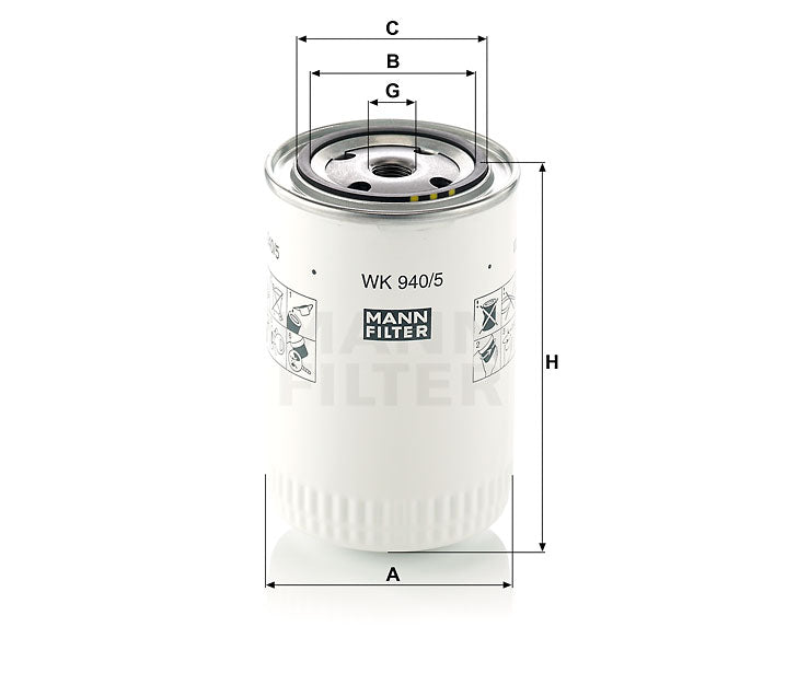 WK 940/5 fuel filter