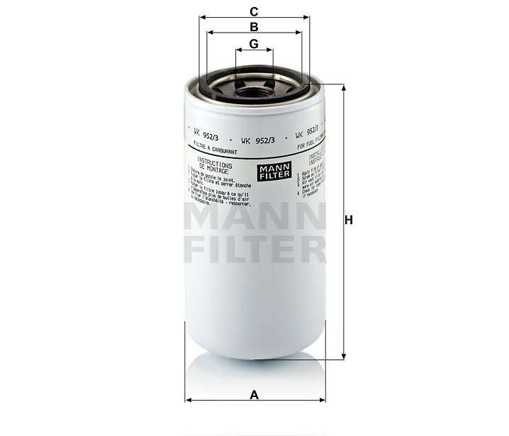 WK 952/3 fuel filter