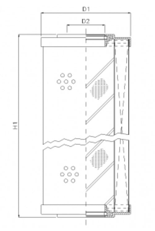 WP731 hydraulic filter element
