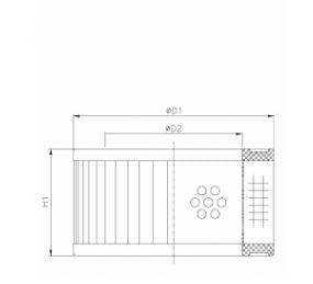 WP797 air filter element