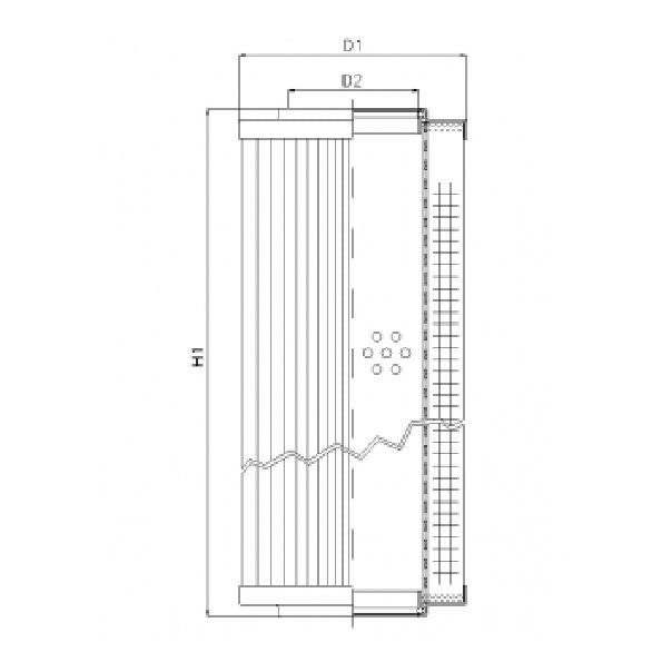 WP843 hydraulic filter element