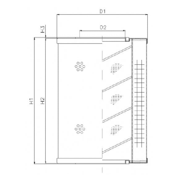 WT1082 hydraulic filter element