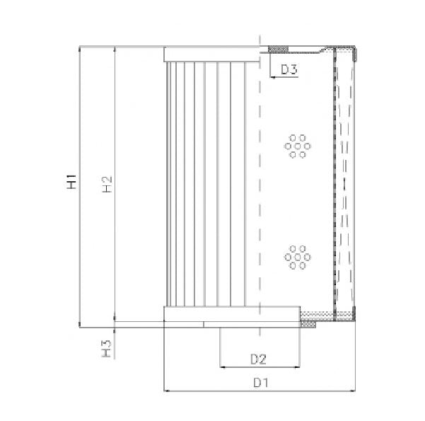 WT1122 hydraulic filter element