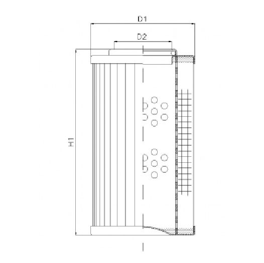 WT1251 hydraulic filter element