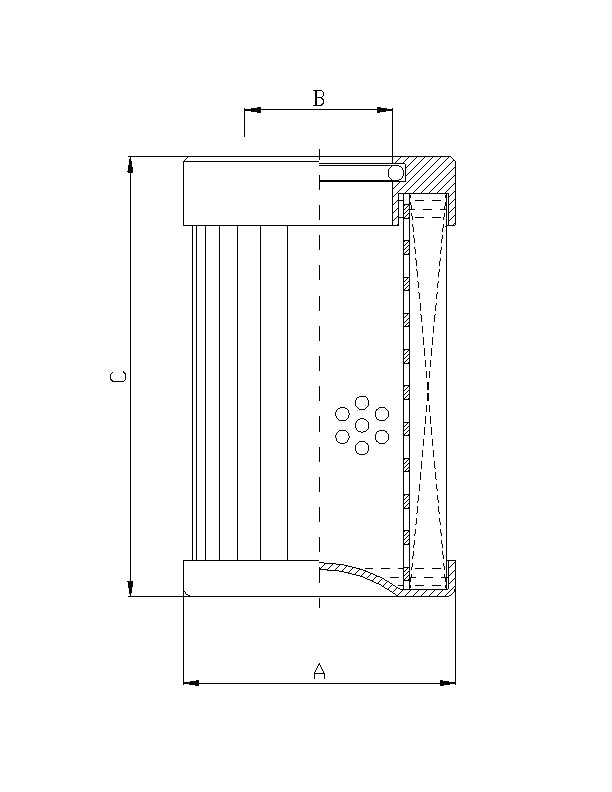 WT1290 hydraulic filter element