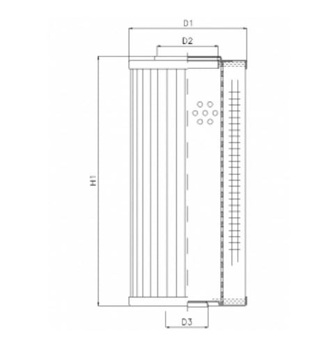 WT1338 hydraulic filter element