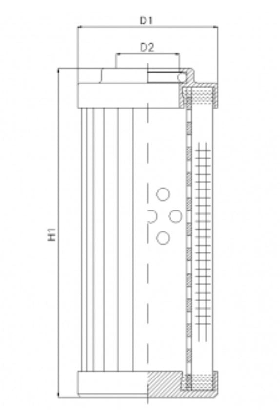 WT1667 hydraulic filter element