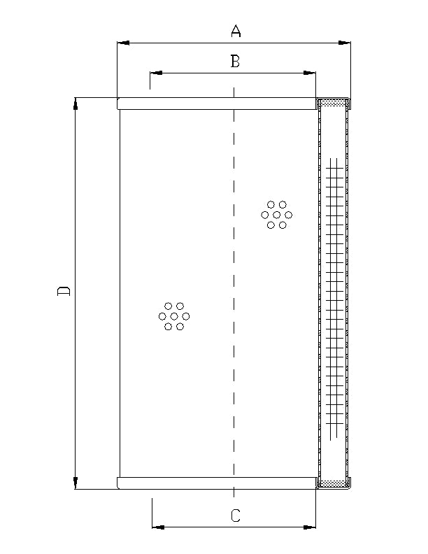 WT1768 hydraulic filter element