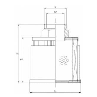 WT1779 hydraulic filter element