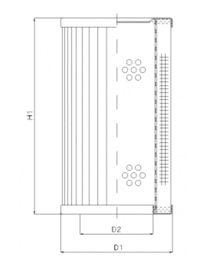 WT1873 hydraulic filter element
