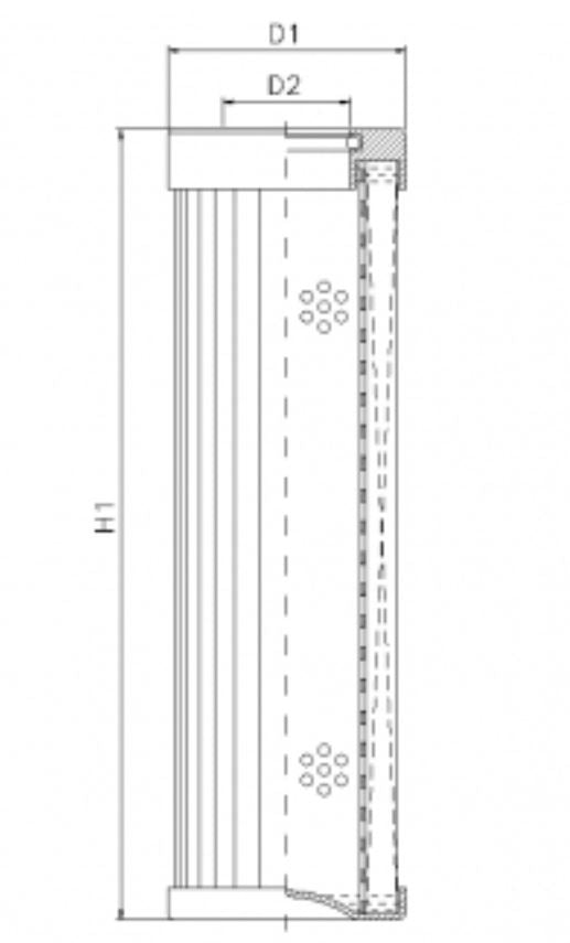 WT1879 hydraulic filter element