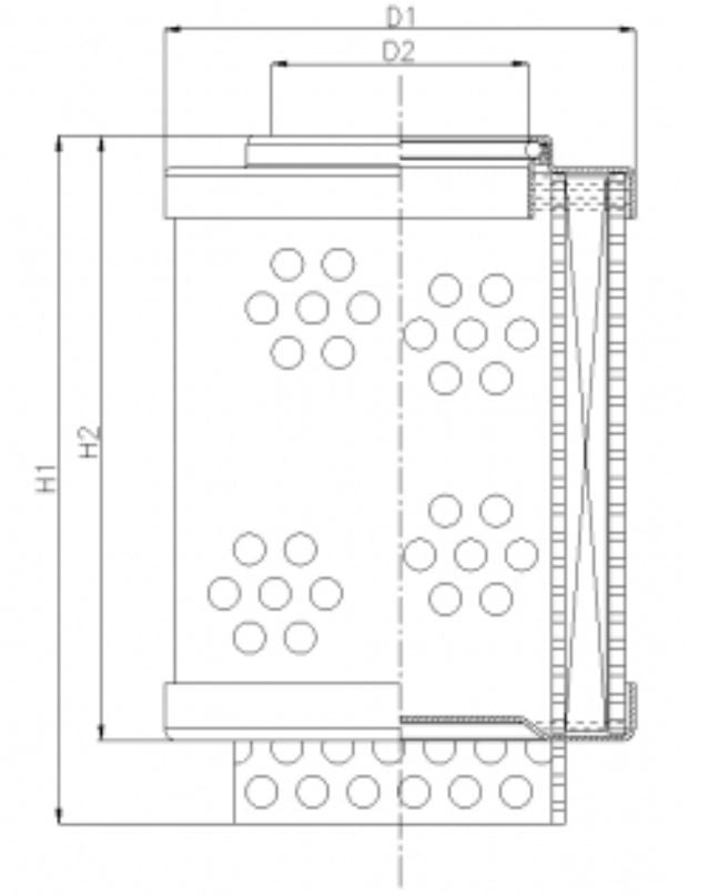 WT1909 hydraulic filter element