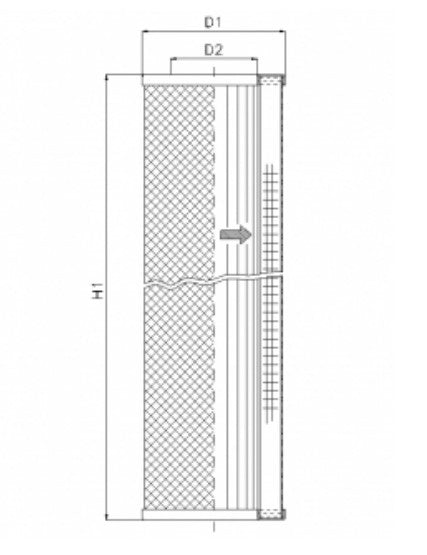 WT1919 hydraulic filter element