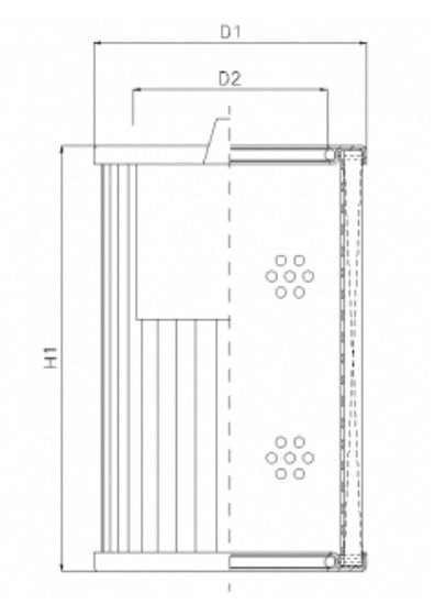 WT563 hydraulic filter element