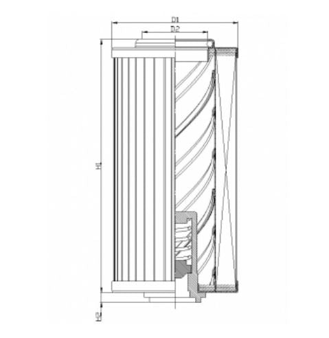 XD400G25A/3 hydraulic filter element